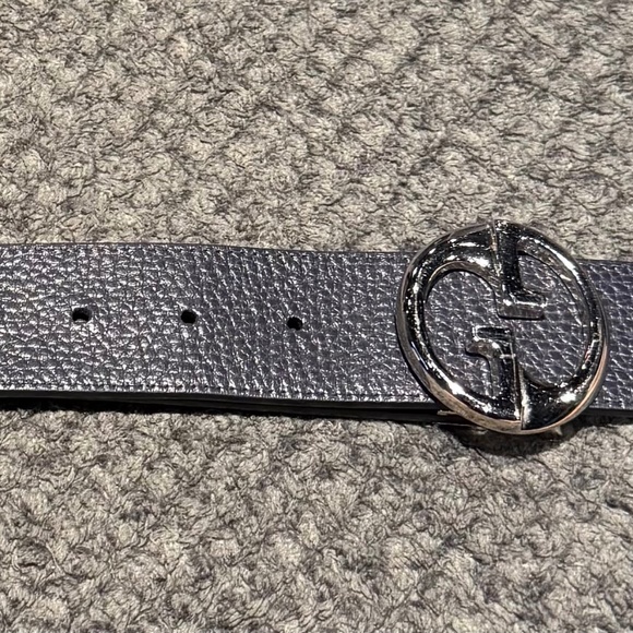 Reversable Gucci Gold Belt - Picture 1 of 6
